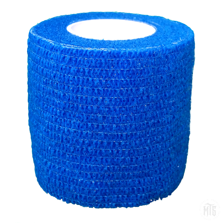 5cm Cohesive Bandage - Coflex Tape - Grip Tape-Consumables-Generic-Blue-single-Melbourne Tattoo Supplies