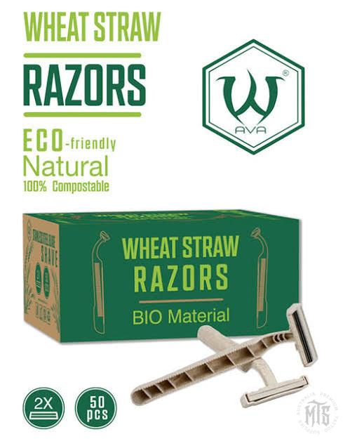 Bio RAZORS - Wheat Straw single use 5 Pack