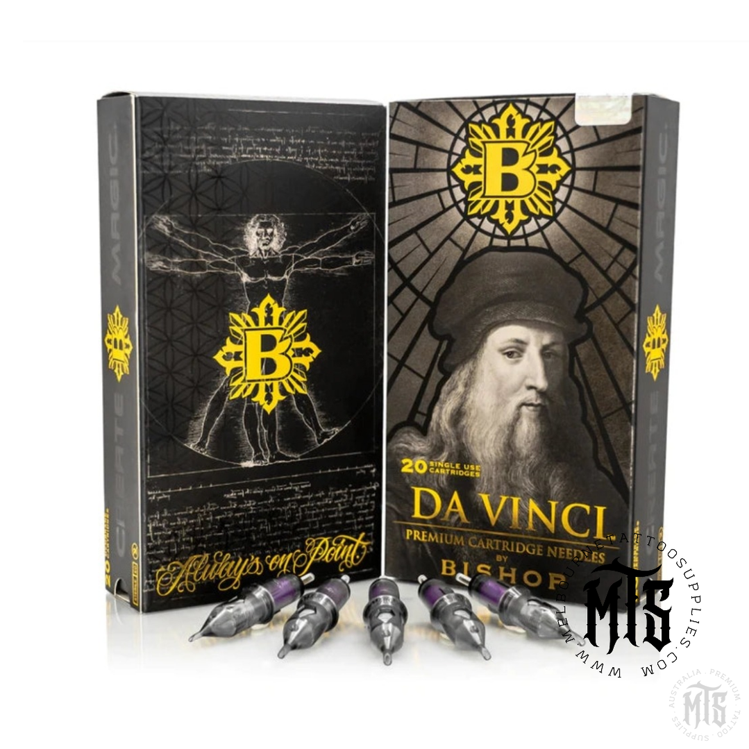 Da Vinci V2 Cartridge Round Shader-Tattoo Needles-Bishop-03RS-12-Melbourne Tattoo Supplies
