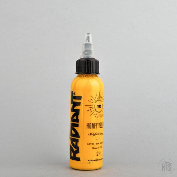 Honey Yellow - Radiant ink-tattoo ink-Radiant Ink-1oz-Melbourne Tattoo Supplies