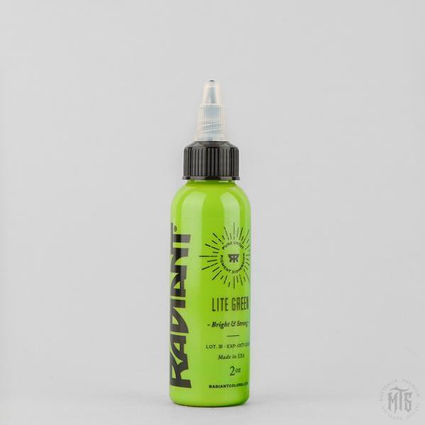 Lite Green - Radiant ink-tattoo ink-Radiant Ink-1oz-Melbourne Tattoo Supplies
