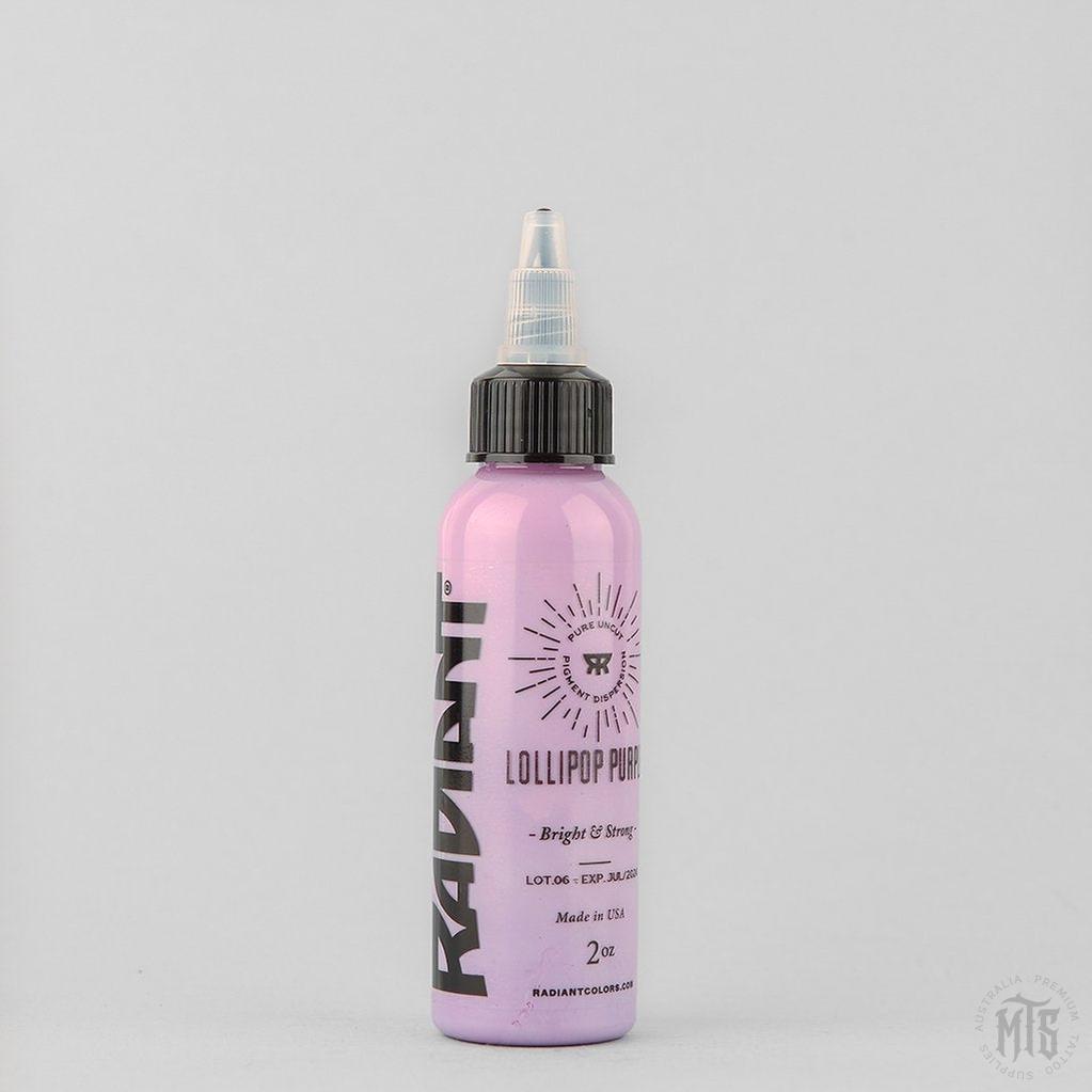 Lollipop Purple - Radiant ink CLOSE TO EXPIRY-tattoo ink-Radiant Ink-2oz-Melbourne Tattoo Supplies