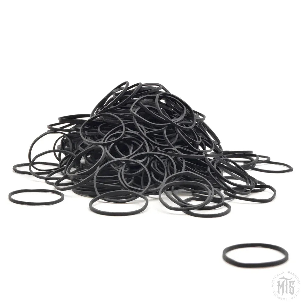 Rubber Bands-Tattoo Supplies-AVA-Black-Melbourne Tattoo Supplies