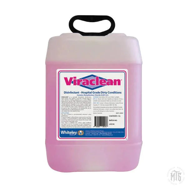 Viraclean hospital grade disinfectant-Consumables-Whiteley-15 litre-Melbourne Tattoo Supplies