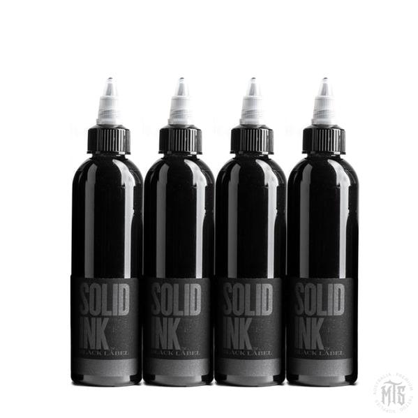 Solid Ink Black label grey wash set