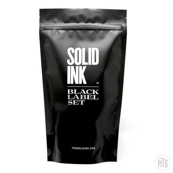 Solid Ink Black label grey wash set