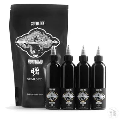 HORITOMO SUMI Individual Grey Wash | Solid Ink 4oz