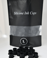Ink Cups - Silicone Flat base caps