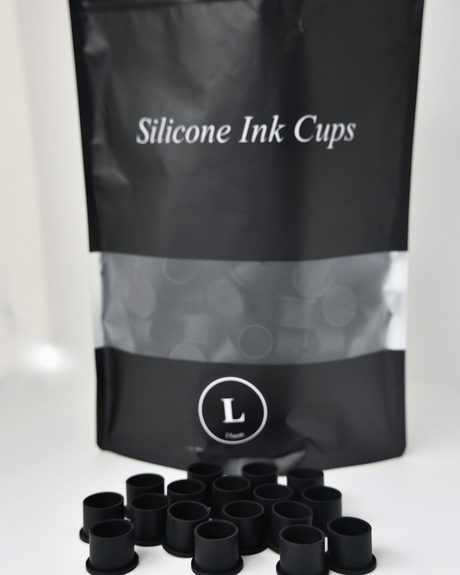 Ink Cups - Silicone Flat base caps