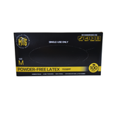 MTS Black Latex Gloves