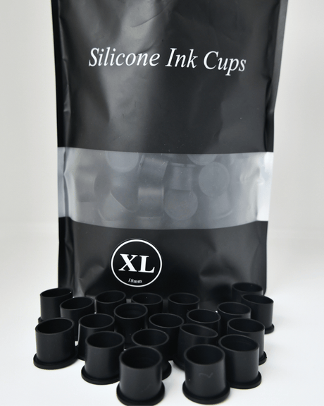 Ink Cups - Silicone Flat base caps