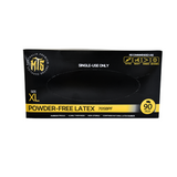 MTS Black Latex Gloves