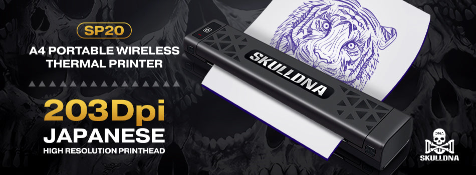 SKULLDNA Bluetooth stencil printer