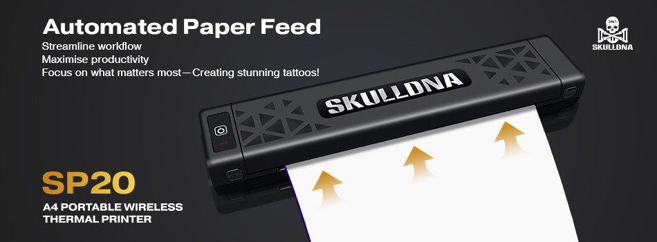 SKULLDNA Bluetooth stencil printer