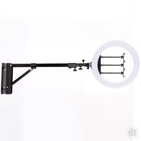 18" Ring light w/ Wall mounted lamp stand-Furniture-Fosoto-Melbourne Tattoo Supplies