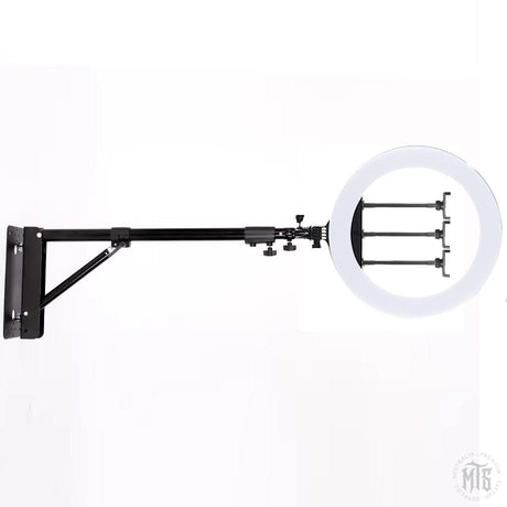18" Ring light w/ Wall mounted lamp stand-Furniture-Fosoto-Melbourne Tattoo Supplies