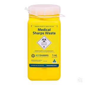 1.4L Medical Sharps Container-Consumables-Inked expo-Melbourne Tattoo Supplies