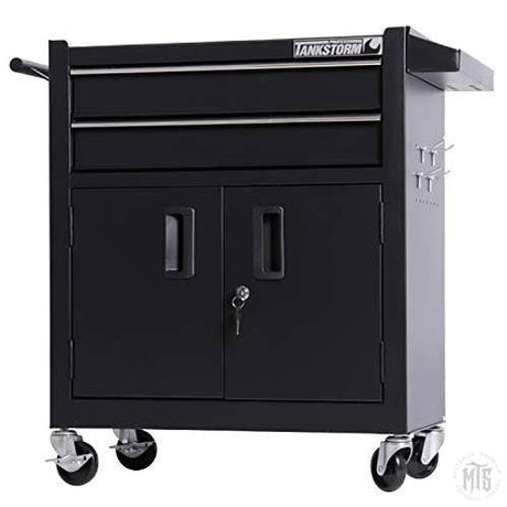 2 Drawer, 2 Door trolley - Tankstorm-Furniture-Generic-Melbourne Tattoo Supplies