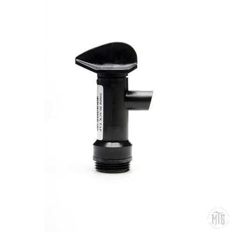 20mm Black Poly Flow Tap for 15L drums-Consumables-Whiteley-Melbourne Tattoo Supplies