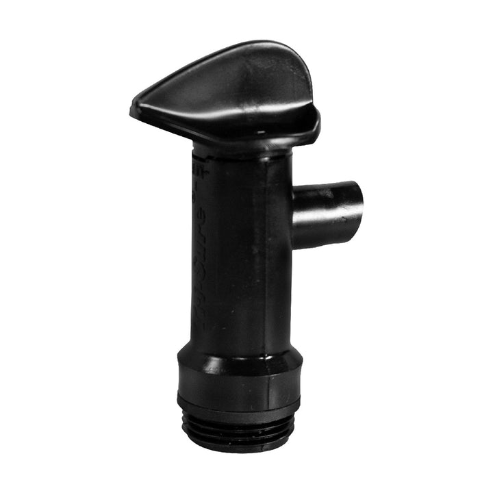 20mm Black Poly Flow Tap for 15L drums