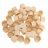 Bio degradable Eco Ink Cups - Flat base hex caps