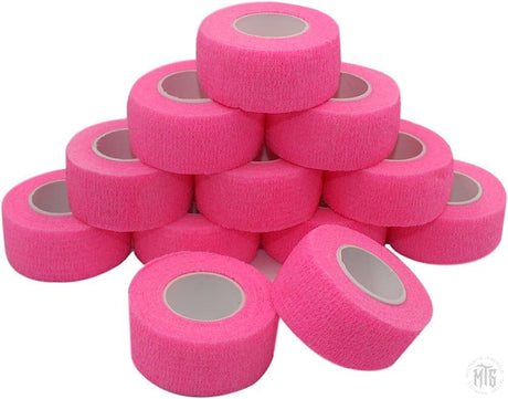 2.5cm Cohesive Bandage - Coflex Tape - Grip Tape-Consumables-Generic-single-Pink-Melbourne Tattoo Supplies