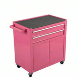 PINK 2 Drawer, 2 Door trolley