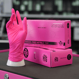 MTS Pink Nitrile Gloves