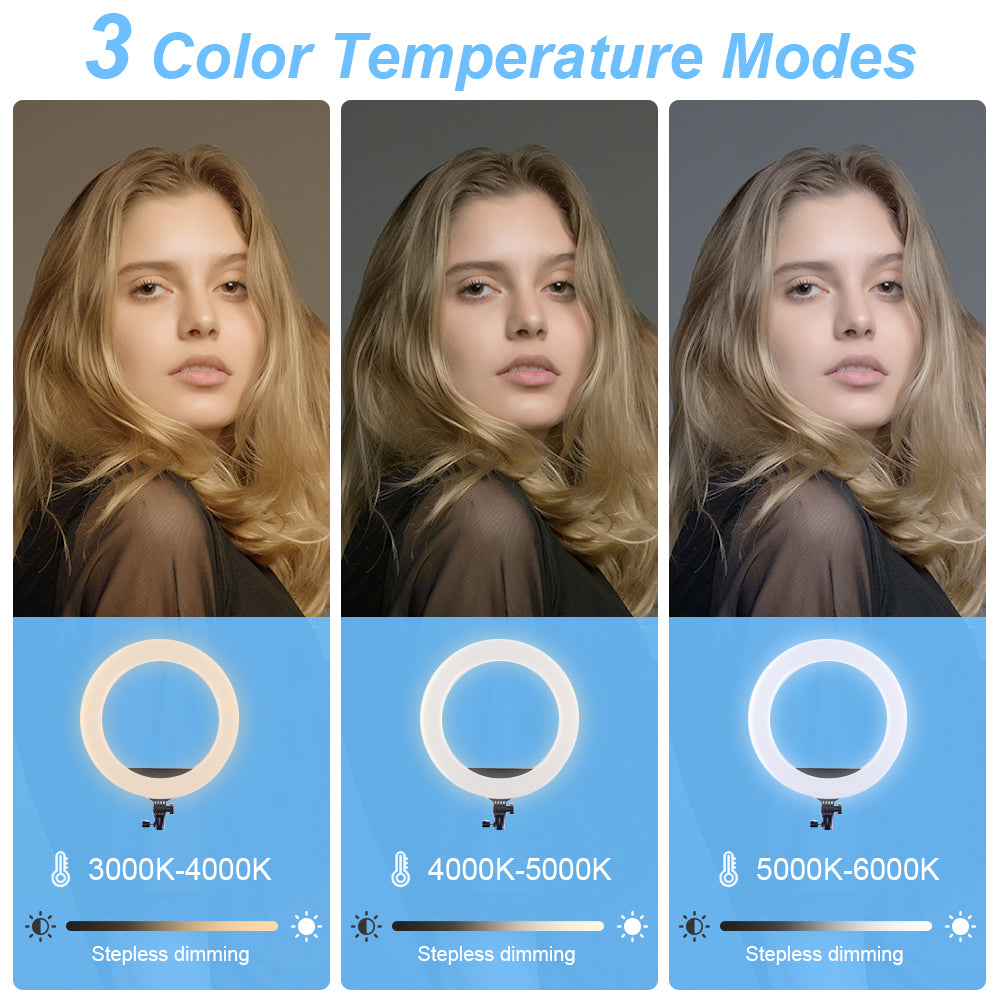 18" LED ring light lamp