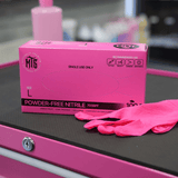 MTS Pink Nitrile Gloves