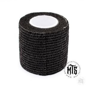 5cm Cohesive Bandage - Coflex Tape - Grip Tape-Consumables-Generic-Black-single-Melbourne Tattoo Supplies