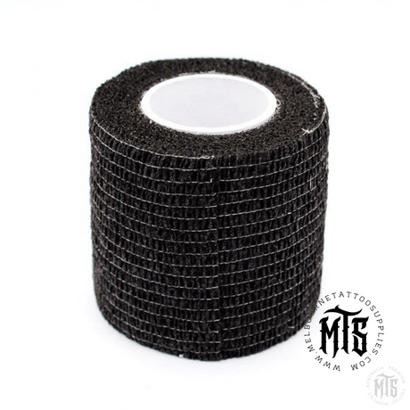 5cm Cohesive Bandage - Coflex Tape - Grip Tape-Consumables-Generic-Black-single-Melbourne Tattoo Supplies