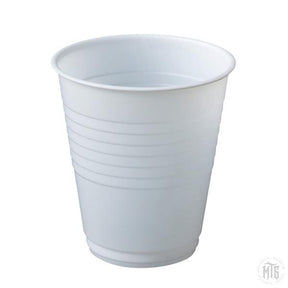 6oz White Plastic Water Cup 180mL-Tattoo Supplies-WF Plastics-Carton (1000)-Melbourne Tattoo Supplies