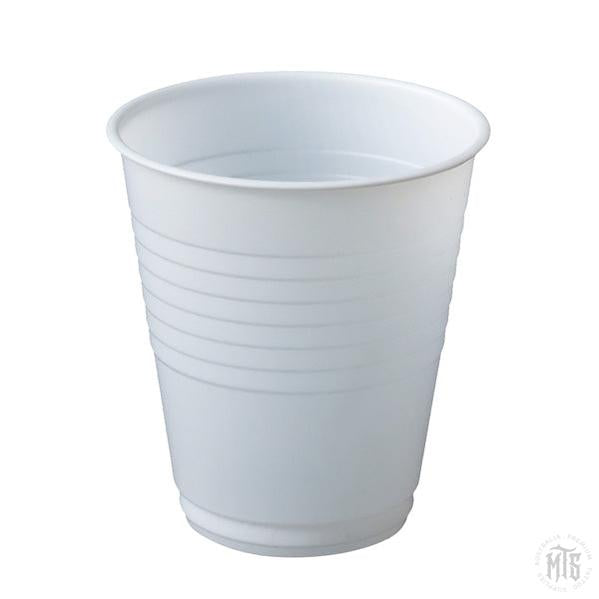 6oz White Plastic Water Cup 180mL-Tattoo Supplies-WF Plastics-Carton (1000)-Melbourne Tattoo Supplies