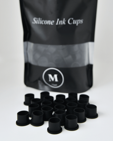 Ink Cups - Silicone Flat base caps