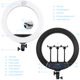 18" LED ring light lamp