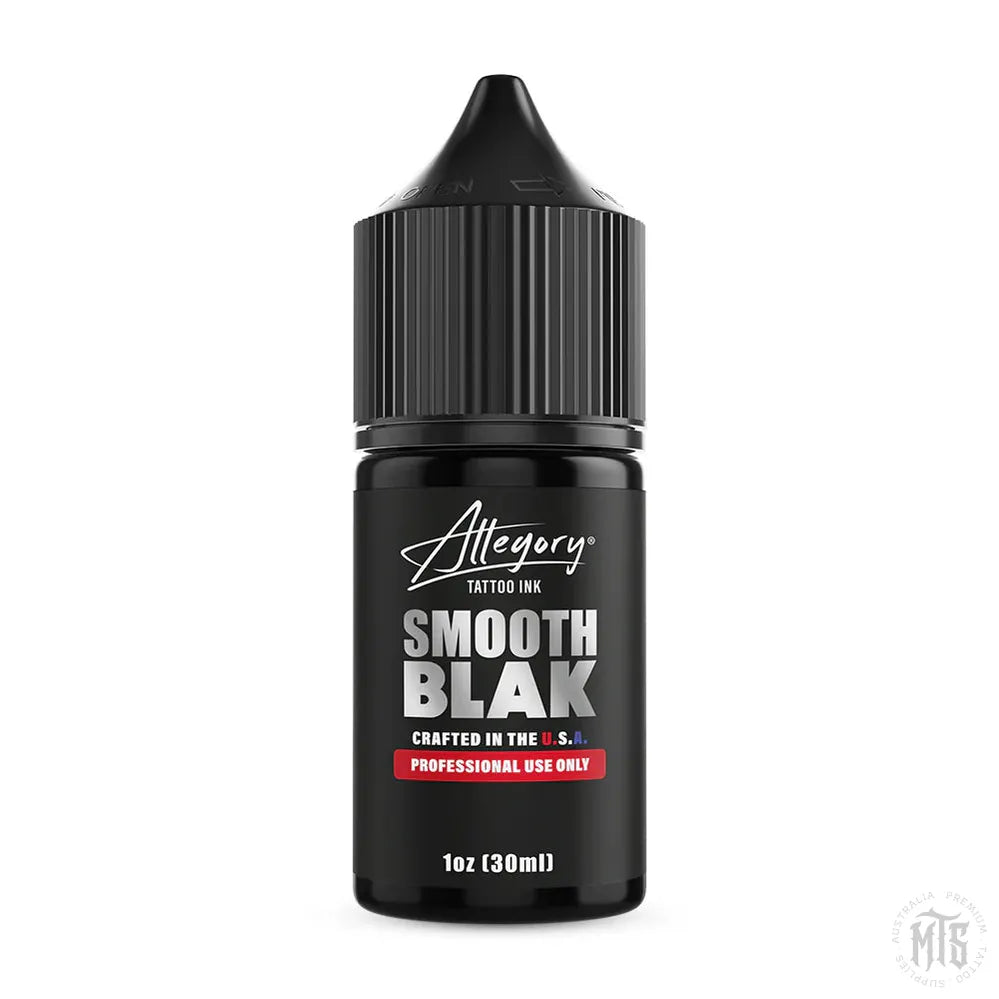 Allegory Ink - Smooth Blak-tattoo ink-Allegory-1oz-Melbourne Tattoo Supplies