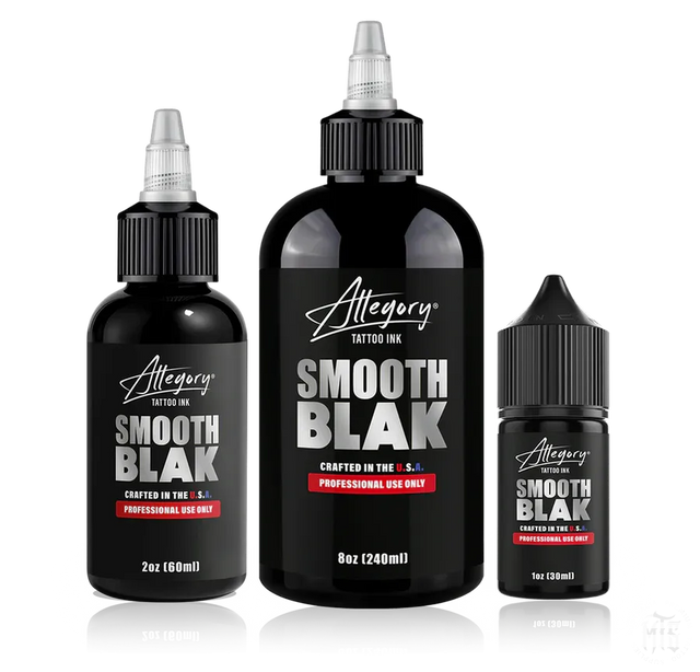 Allegory Ink - Smooth Blak-tattoo ink-Allegory-1oz-Melbourne Tattoo Supplies