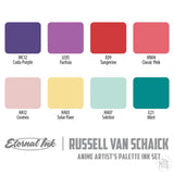 Artist's Palette Series: Russell Van Schaick-Anime Inspiration Set-tattoo ink-Eternal Ink-Melbourne Tattoo Supplies