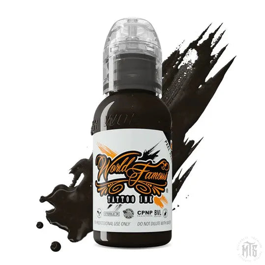 BADLANDS BROWN - WORLD FAMOUS-tattoo ink-World Famous-Melbourne Tattoo Supplies