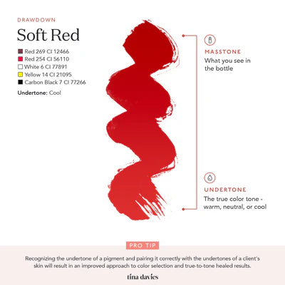 Tina Davies x Perma Blend - LUST - Soft red