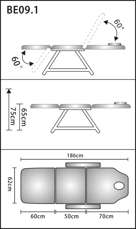 SkinXtreme Tattoo Bed BE09.1