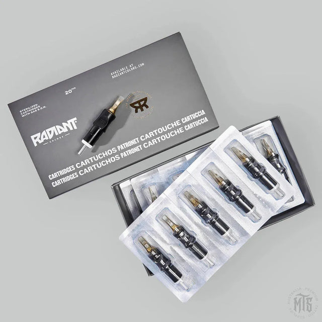 BIG MAGNUM ROUND MAGNUM - RADIANT TATTOO NEEDLE CARTRIDGE Close to Expiry-Tattoo Needles-Radiant-12 / .35MM-35RM-Melbourne Tattoo Supplies
