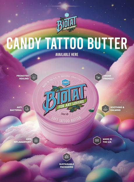 BIOTAT Candy Soft Tattoo Butter-Consumables-BioTat-50g-Melbourne Tattoo Supplies