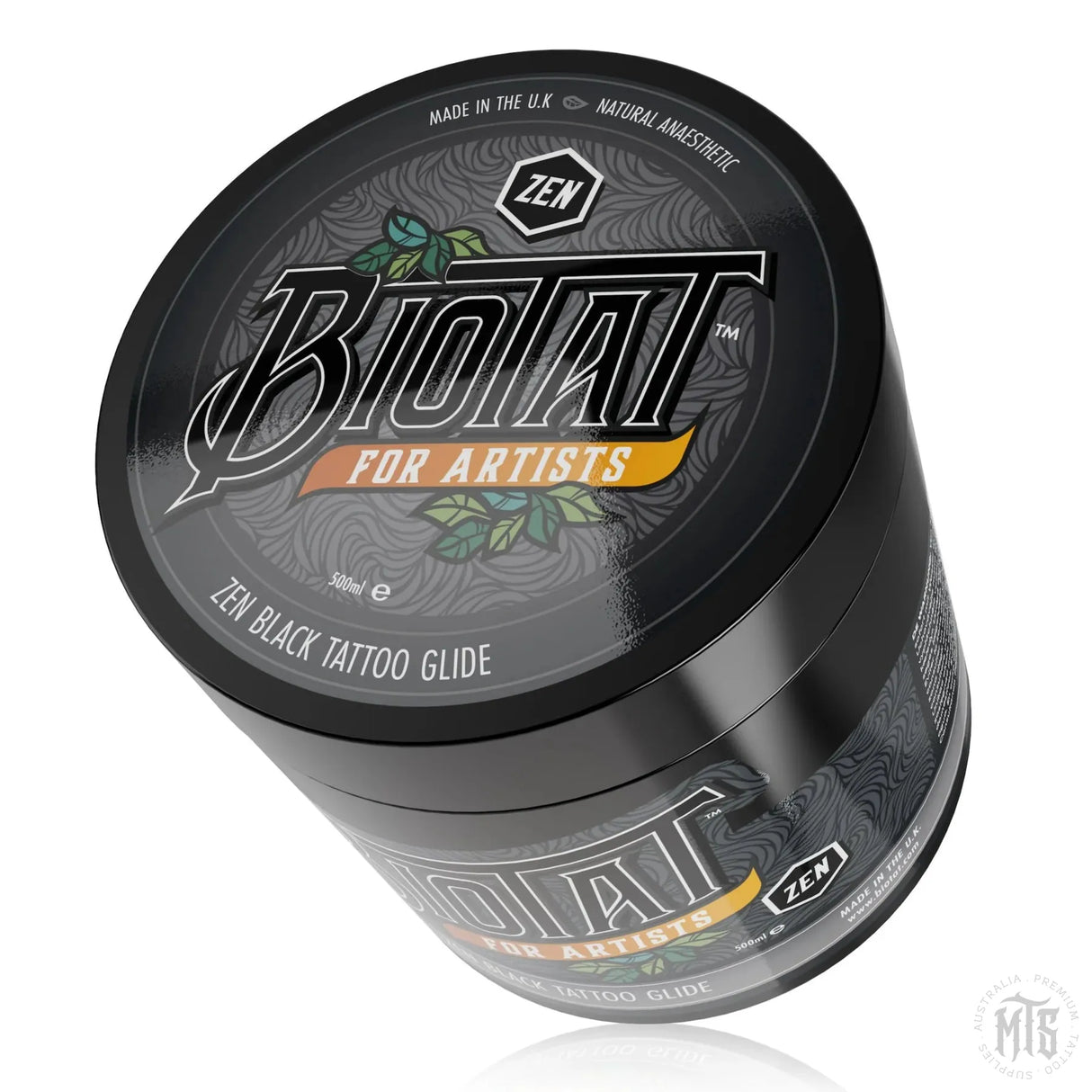 BIOTAT Numbing Black Glide - Zen Fragrance-Consumables-BioTat-100g-Melbourne Tattoo Supplies