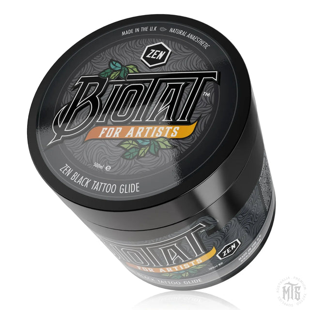 BIOTAT Numbing Black Glide - Zen Fragrance-Consumables-BioTat-100g-Melbourne Tattoo Supplies