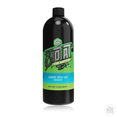 BIOTAT Numbing Tattoo Green Soap - Concentrated-Consumables-BioTat-1L-Melbourne Tattoo Supplies