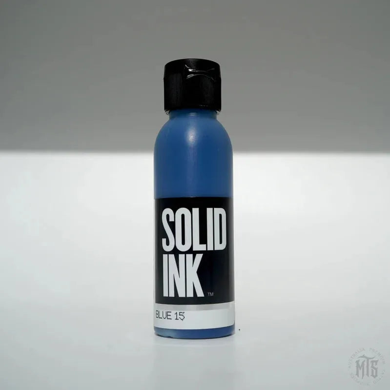 BLUE 15 - SOLID INK OLD PIGMENTS - 2OZ-tattoo ink-Solid Ink-Melbourne Tattoo Supplies