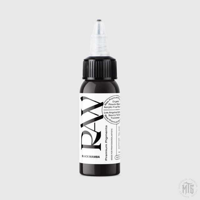 Black Mamba - RAW CLOSE TO EXPIRY-tattoo ink-Raw Pigments-2oz-Melbourne Tattoo Supplies