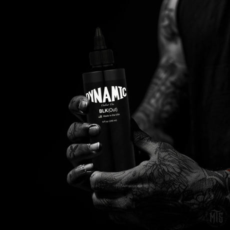 Blackout 8oz-tattoo ink-Dynamic-8oz-Melbourne Tattoo Supplies